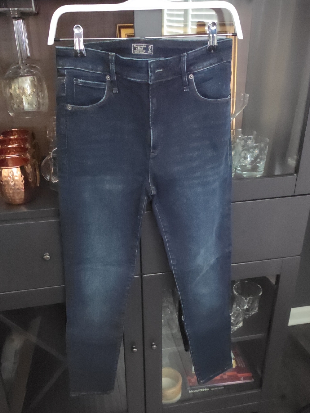 Abercrombie & Fitch Dark Blue Women's Skinny Jeans
